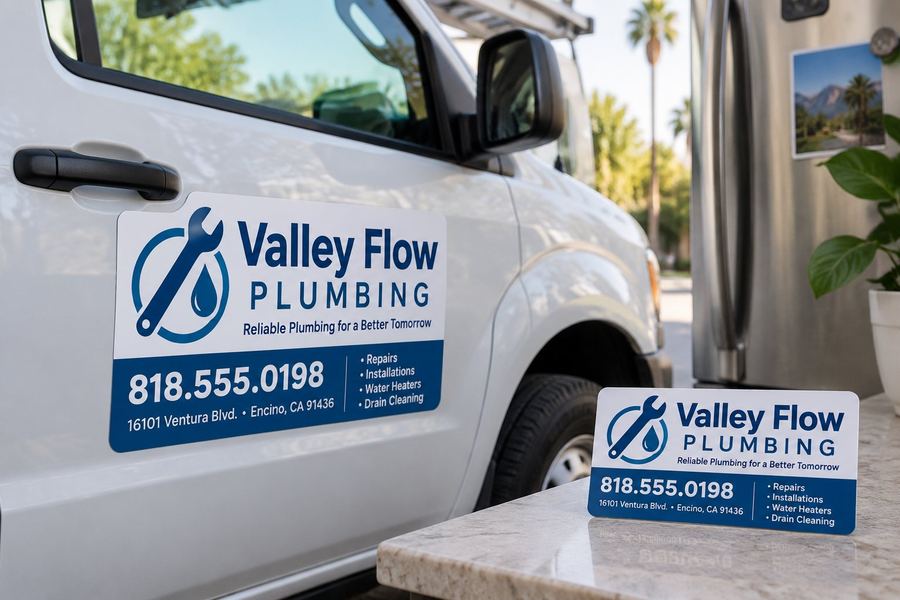 Vehicle Magnets printed at The Printing House