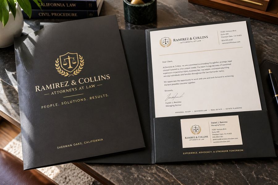 Presentation Folders at The Printing House in Encino
