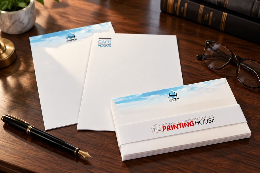 Printed letterhead on a Valley office desk